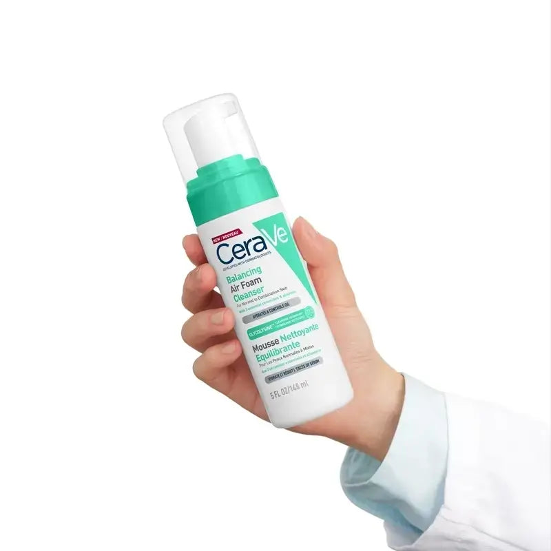 CeraVe Καθαριστικό Air Foam για την αποκατάσταση της ισορροπίας, Συσκευασία 2 x 148 ml