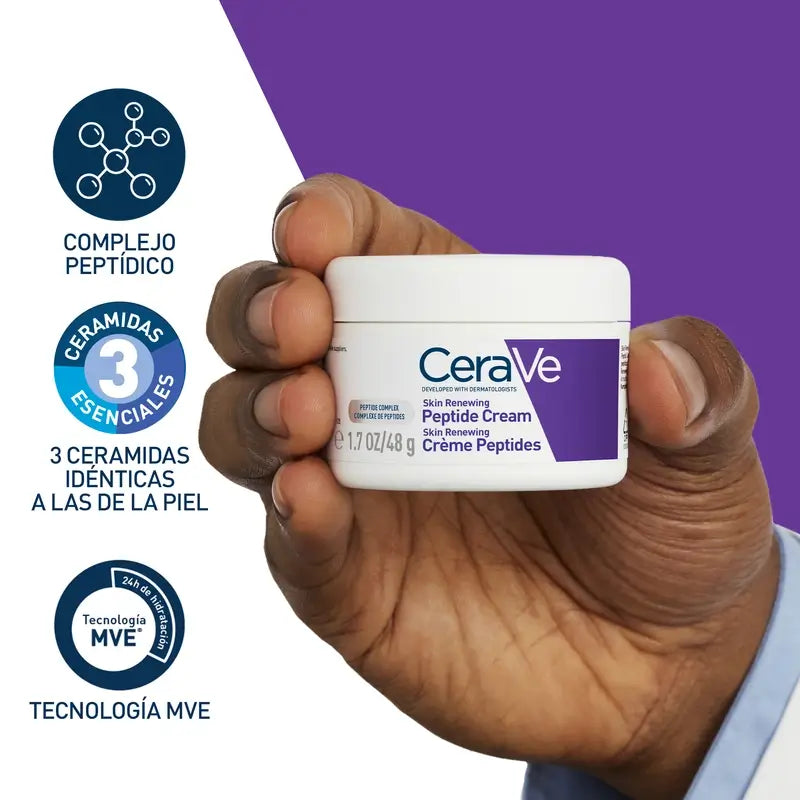 Cerave Skin Renewing Κρέμα με πεπτίδια, 48 ml
