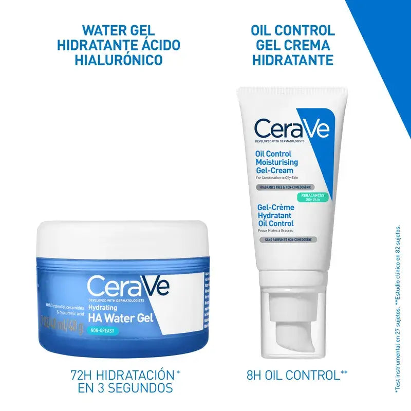 Cerave Water Gel Ενυδατική Κρέμα με Υαλουρονικό Οξύ, 48 γρ.