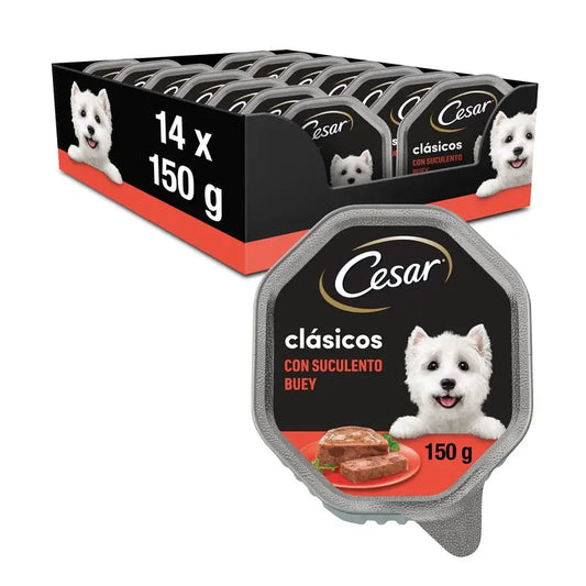 Cesar Clasicos Buey, συσκευασία 14 x 150 γρ.