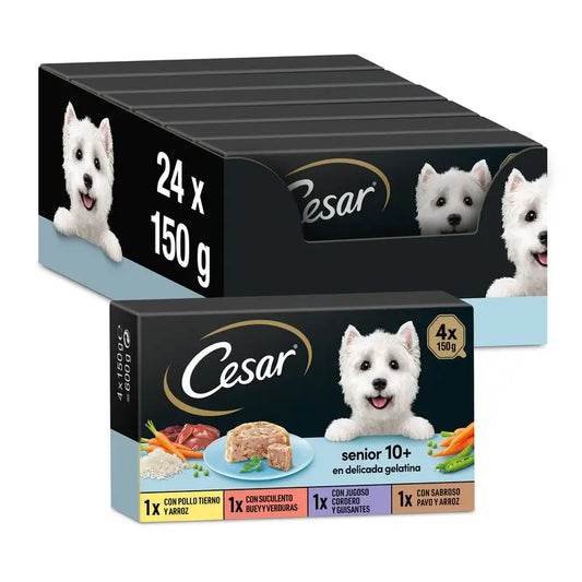 Cesar Multipack Senior Κουτί 6X4X150Gr