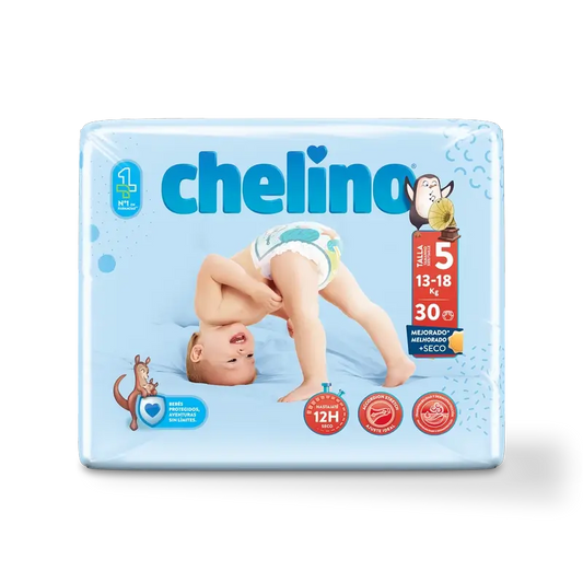 Chelino Nappy Size 5 (13-18 Kg) , 30 units