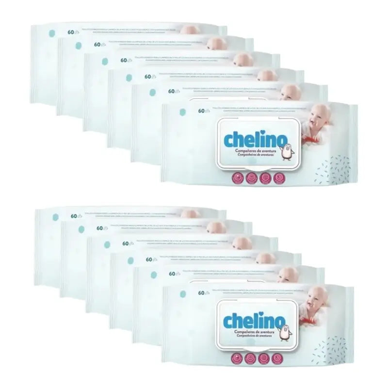 Chelino Baby Wipes , 12 x 60 units