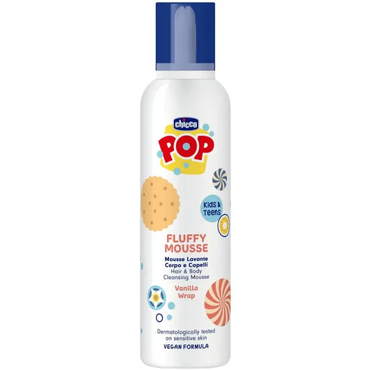 Chicco Pop Foam Body/Hair Vanilla 200 Ml