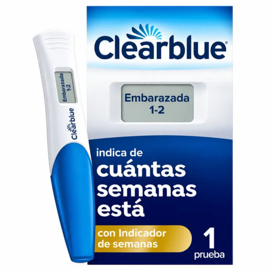 Clearblue Digital Τεστ Εγκυμοσύνης με Ένδειξη Εβδομάδων, 1 Ψηφιακό Τεστ