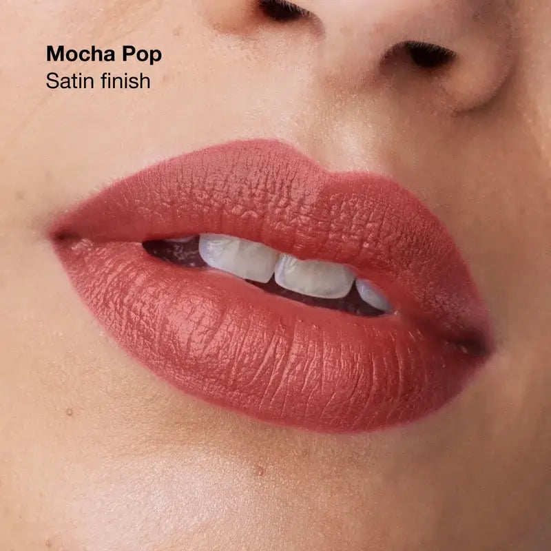 Clinique Pop Longwear Κραγιόν Satin Mocha Pop, 3,9 γρ.