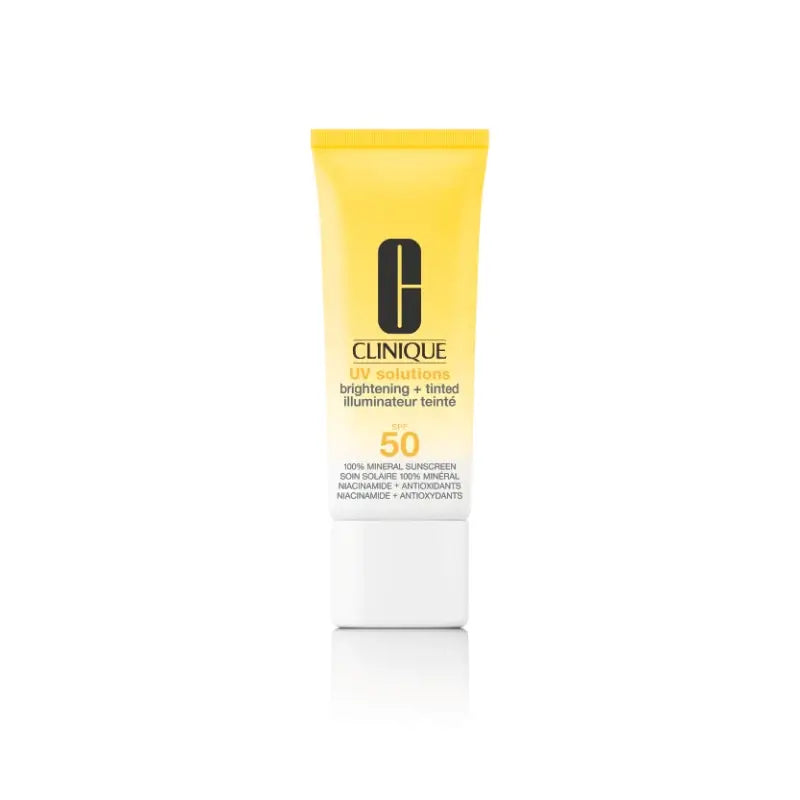 Clinique Uv Solutions: Αντηλιακό με χρώμα και φωτεινότητα SPF 50, απόχρωση Medium, 40 ml