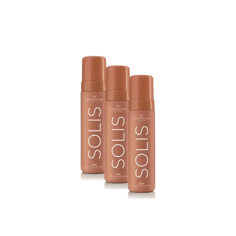 Cocosolis Solis Dark Αφρός Αυτομαυρίσματος, Συσκευασία 3 x 200 ml