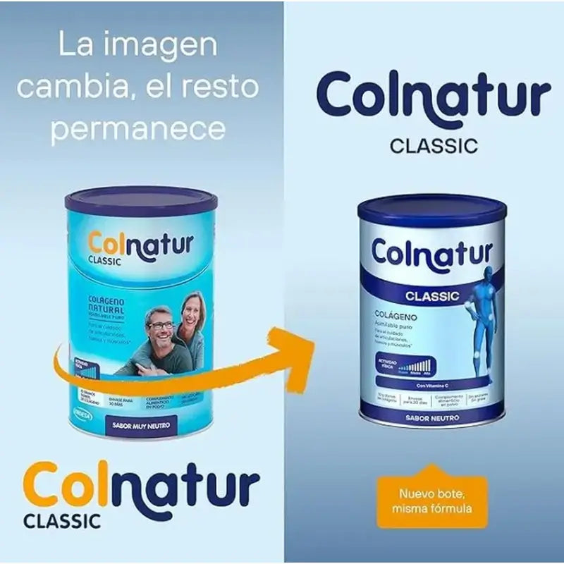 Colnatur  Pack Classic με ουδέτερη γεύση, 3 x 306g