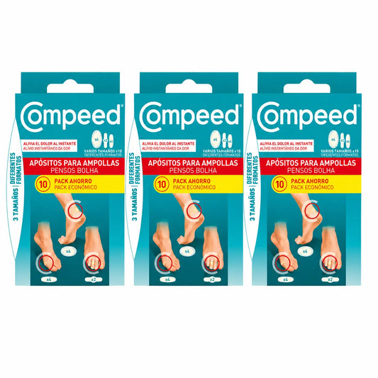 Compeed Φουσκάλες Pack Mix, 10 τεμάχια, συσκευασία των 3