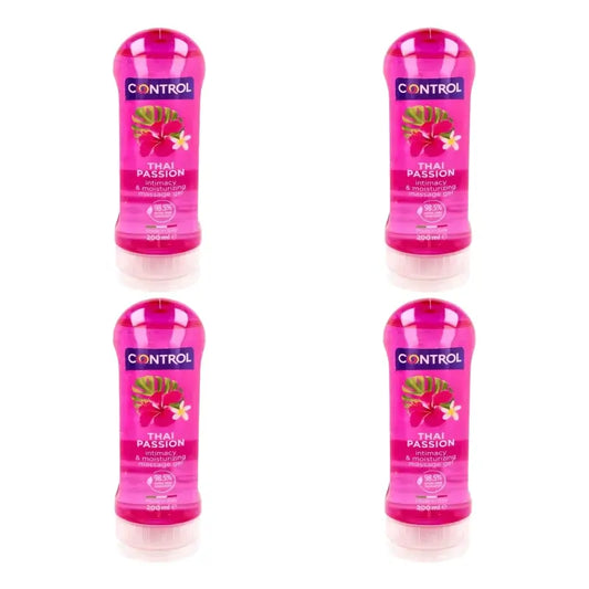 Λιπαντικό Control Thai Passion 200 ml, συσκευασία των 4