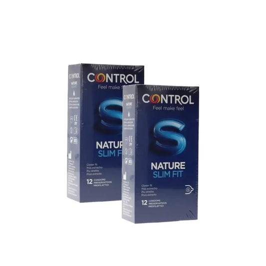 Προφυλακτικά Control Nature Slim Fit 12 τεμ., συσκευασία των 2