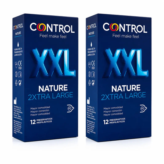 Control Nature XXL, 12 τεμάχια, συσκευασία των 2