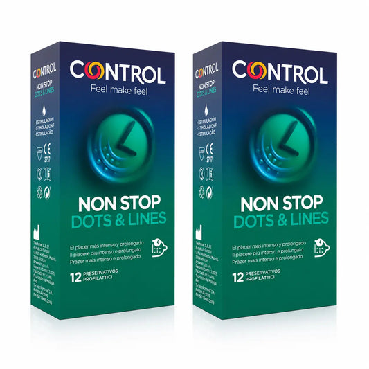 Control Non Stop Dots & Lines, 12 τεμάχια, συσκευασία των 2