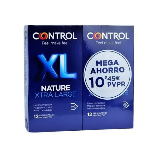 Control Pack Nature XL, 2x12 προφυλακτικά