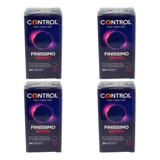 Προφυλακτικά Control Senso Finissimo 24 τεμ., συσκευασία των 4