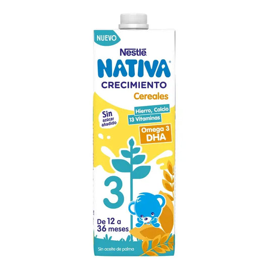 Nestlé Nativa Ανάπτυξη 3 δημητριακά, 1 λίτρο