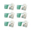 Cuatrogasa Latex Powder Free Gloves White Size M, 6X100 Units