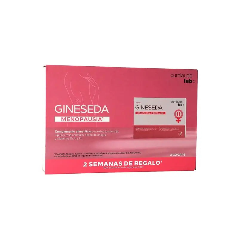 Cumlaude Lab Duplo Gineseda Menopausia, 2 x 30 κάψουλες