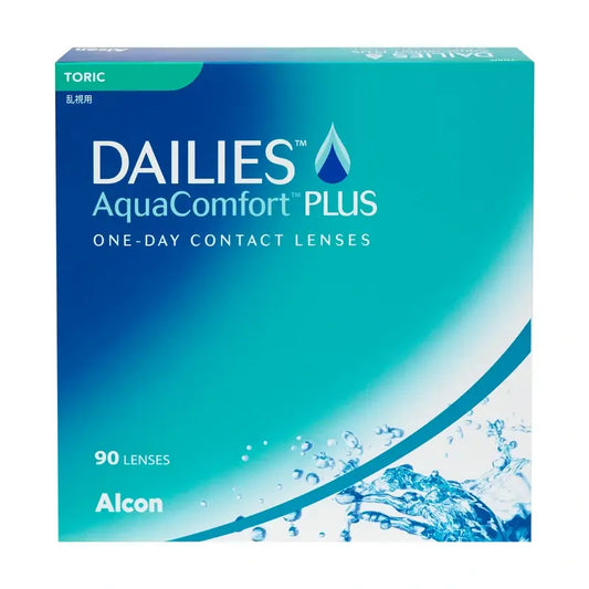 Dailies AquaComfort Plus  Τορικοί φακοί επαφής μίας χρήσης, 90 τεμάχια