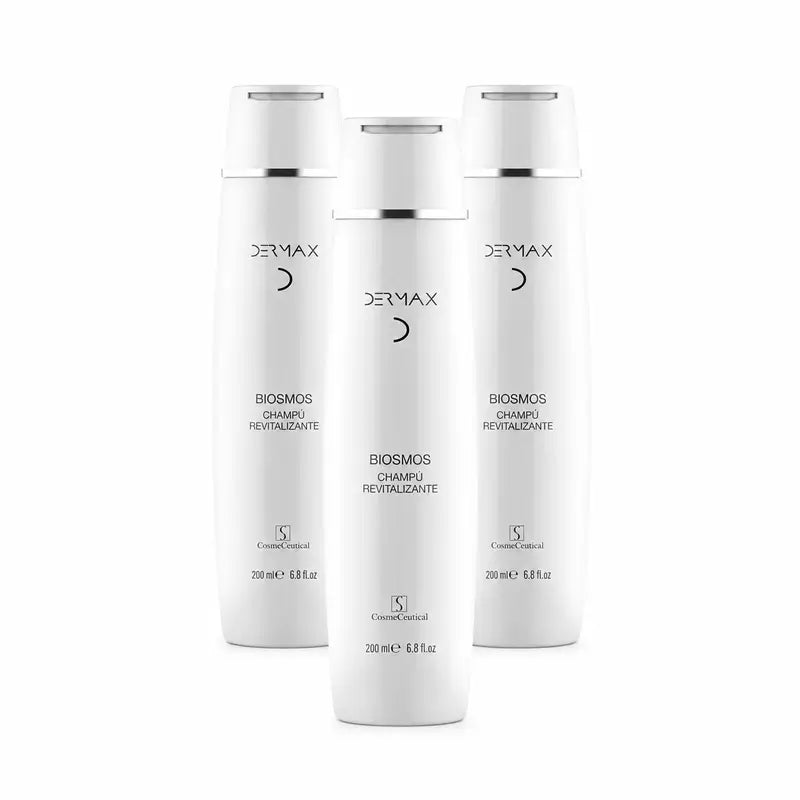 Dermax Biosmos Αναζωογονητικό Σαμπουάν, Συσκευασία 3 x 200 ml