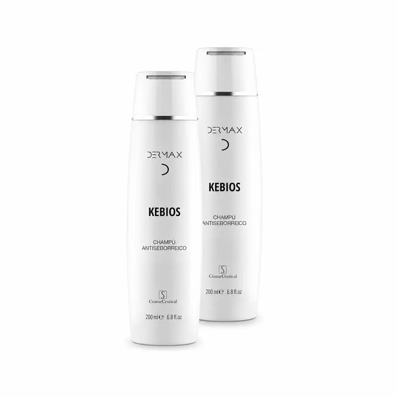 Dermax Kebios Σαμπουάν κατά της σμηγματόρροιας, Συσκευασία 2 x 200 ml