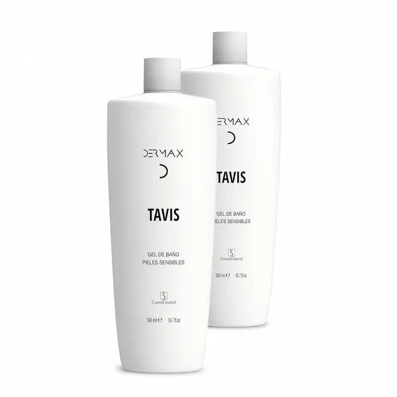 Dermax Tavis Αφρόλουτρο για ευαίσθητο δέρμα, συσκευασία 2 x 500 ml