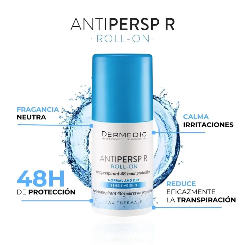 Dermedic Duo Antipersp R Αντιιδρωτικό Roll-On 48 ωρών, 2 x 60 ml