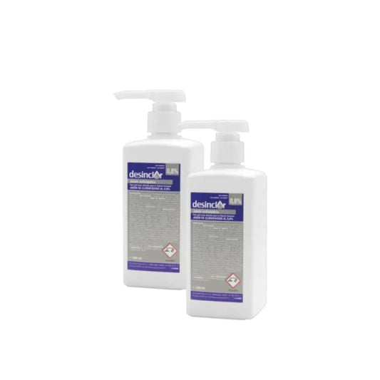 Desinclor Σαπούνι 0,8% (Διαφανές), Συσκευασία 2 x 500 ml