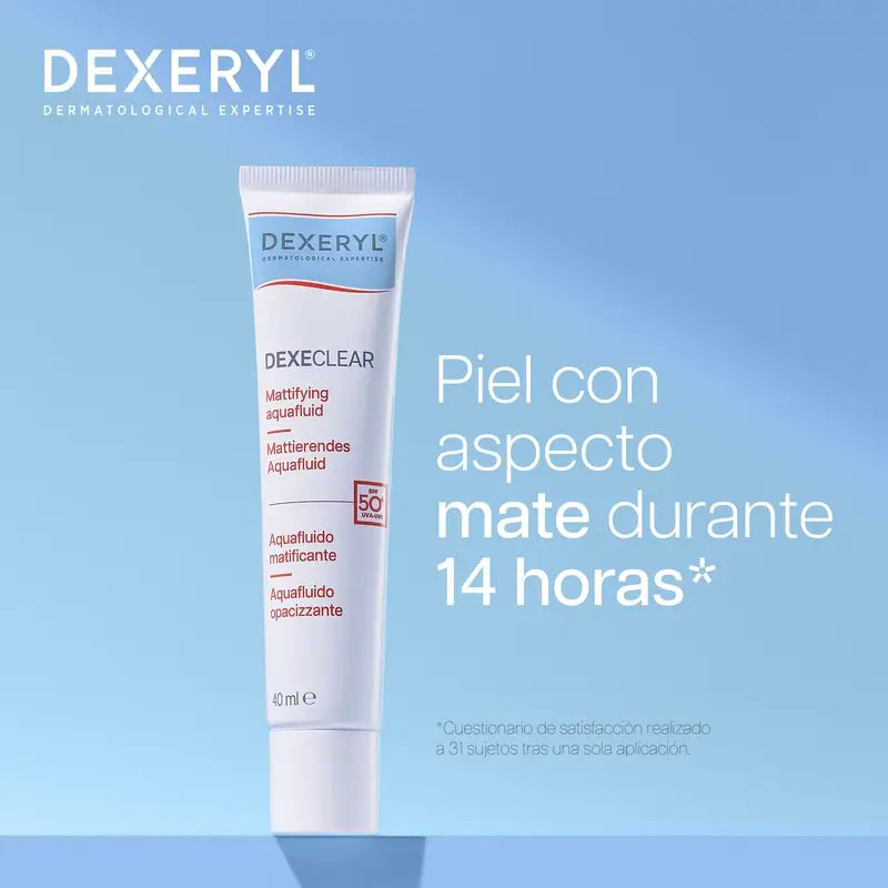 Dexeryl Dexeclear Aquafluido Matificante SPF50+, 40 ml