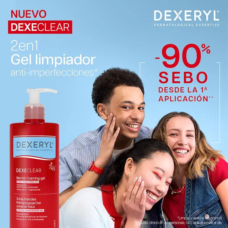Dexeryl Dexeclear Gel κατά των ατελειών και της ακμής 400 ml