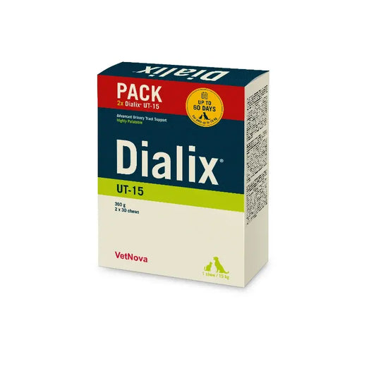 Dialix® Ut - 15 Duopack (2×30 μασώμενα δισκία), 60 τεμάχια