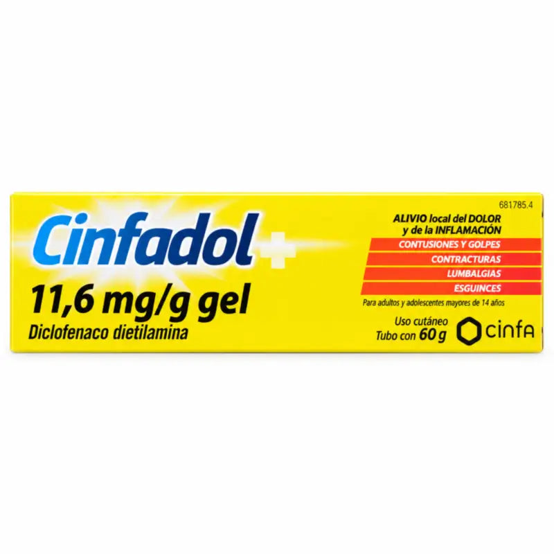 Cinfadol Gel 11,6 mg 60 gr