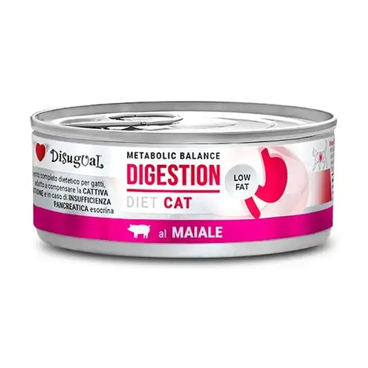 Disugual Diet Cat Digestion Χαμηλής περιεκτικότητας σε λιπαρά Χοιρινό 12X85Gr