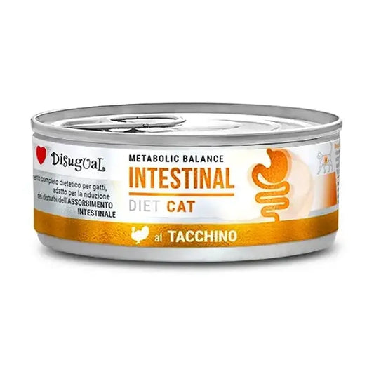 Disugual Diet Cat Εντερική Διατροφή με Γαλοπούλα 12X85Gr