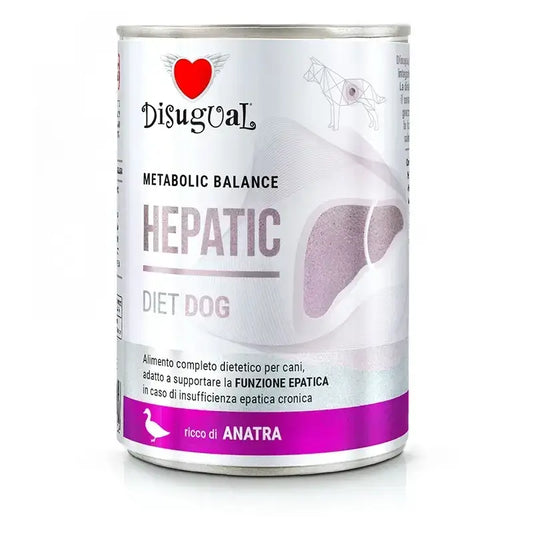 Disugual Diet Dog Hepatic Πάπια 6X400Gr