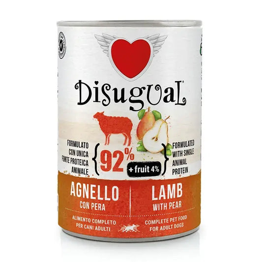 Disugual Fruit Dog Αρνί και Αχλάδι 6X400Gr