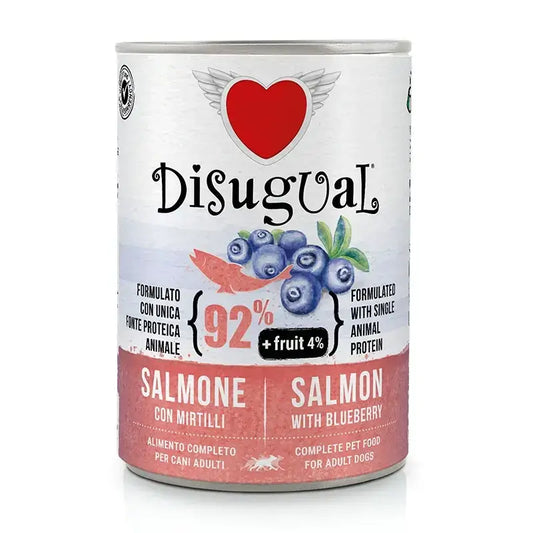 Disugual Fruit Dog Σολομός και Μύρτιλα 6X400Gr