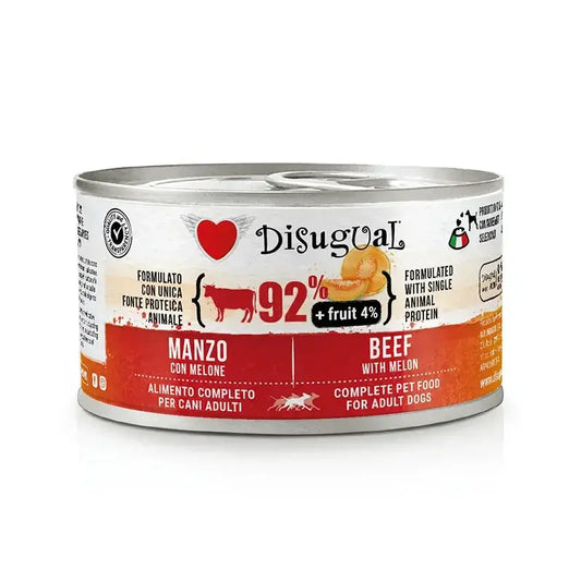 Disugual Fruit Dog Μοσχάρι και Πεπόνι 12X150Gr