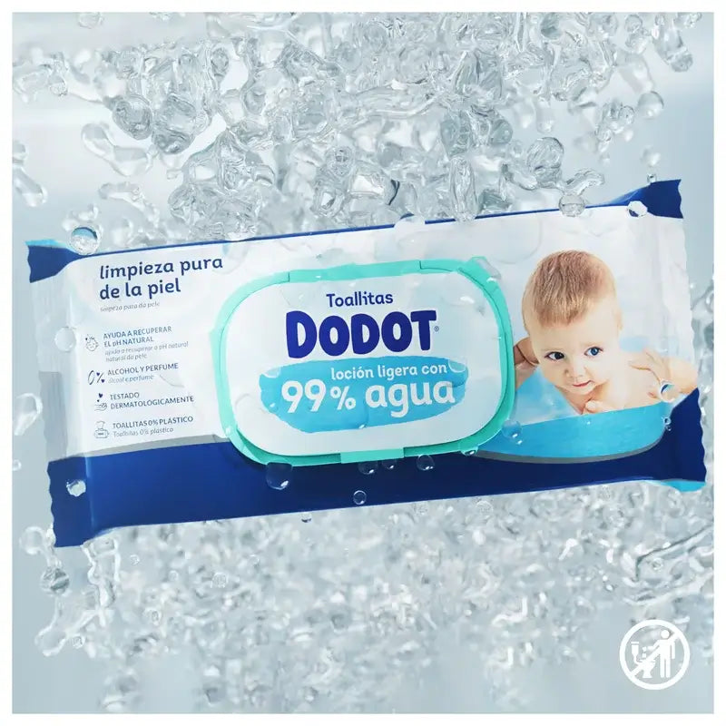 Dodot Μαντηλάκια 99% νερό, 1x60, 60 τεμάχια