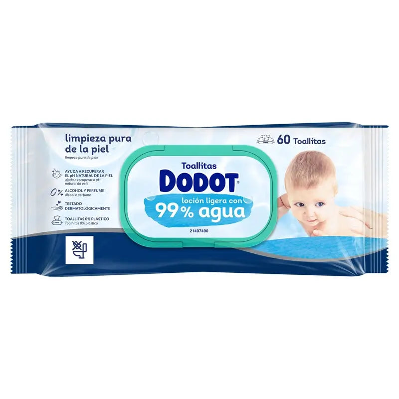 Dodot Μαντηλάκια 99% νερό, 15x60, 900 τεμάχια