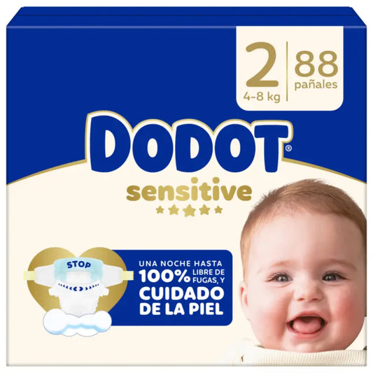 Dodot Sensitive Μέγεθος 2, 4kg-8kg, 88 πάνες