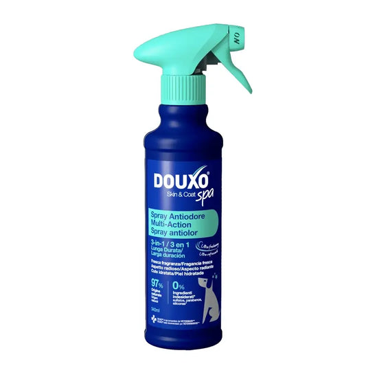 Douxo Skin & Coat Spa Σπρέι πολλαπλής δράσης κατά των οσμών για σκύλους, 340 ml