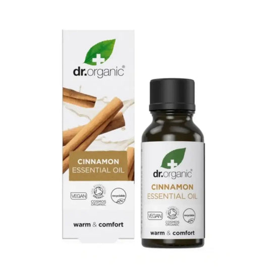 Dr.Organic Βιολογικό και 100% καθαρό αιθέριο έλαιο κανέλας του Κεϊλάν, 10 ml