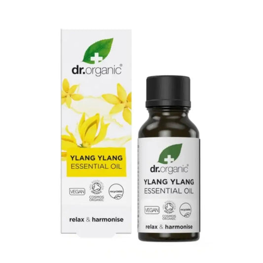 Dr.Organic Βιολογικό και 100% καθαρό αιθέριο έλαιο Ylang Ylang, 10 ml