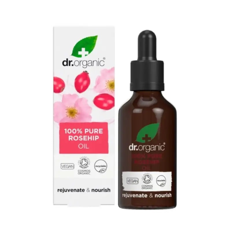 Dr.Organic 100% καθαρό έλαιο ροδέλας, 50 ml