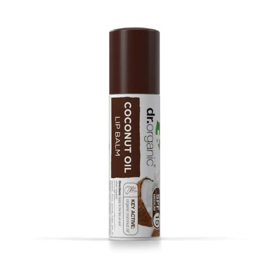 Dr. Organic Βάλσαμο για τα χείλη με βιολογικό λάδι καρύδας 5,7 ml.