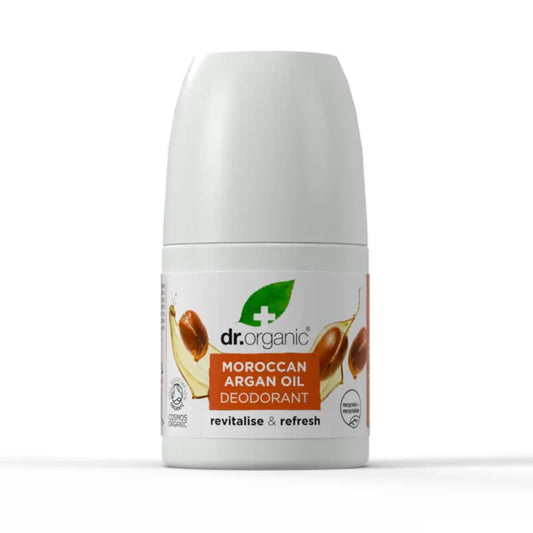 Dr. Organic Αποσμητικό με λάδι αργκάν από το Μαρόκο 50 ml. 