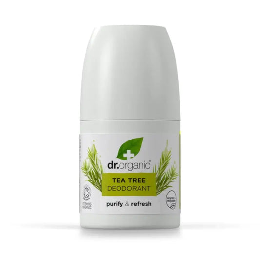 Dr.Organic Αποσμητικό με τσάι δέντρου, 50 ml