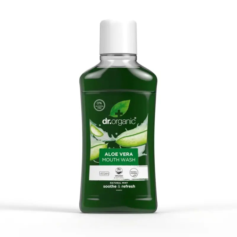 Dr.Organic Στοματικό διάλυμα με αλόη βέρα, 500 ml